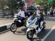 Honda PCX Electric Ramaikan Touring Electric Vehicle Funday di Kota Bandung