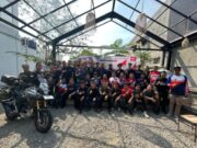 Komunitas CB150X Ikut Kegiatan Halal Bi Halal Bersama Mario Iroth