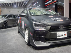 TGRI Pamerkan Livery Baru pada Mobil Balap All New Agya GR Sport di IIMS 2024
