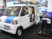 Mitsubishi L100 EV Dijadikan Gerai Lawson Terkecil Dan Mobile Pertama Di Dunia