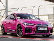 BMW i4 M50 2025 Hadir dengan Warna Pink Individual, M Performance Parts