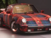 Porsche 930 Turbo Berbalut Kain Tartan Yang Memikat
