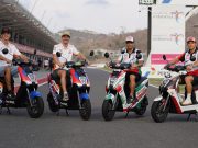 Honda EM1 e: dan PCX160 Berduet Dukung Repsol Honda Team di MotoGP Mandalika