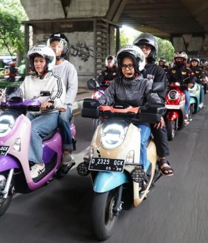 Scoopy Your Mode, Your Ride Hadirkan Gaya Retro Fashionable dan Kebersamaan Unik Pengguna Honda Scoopy di Bandung