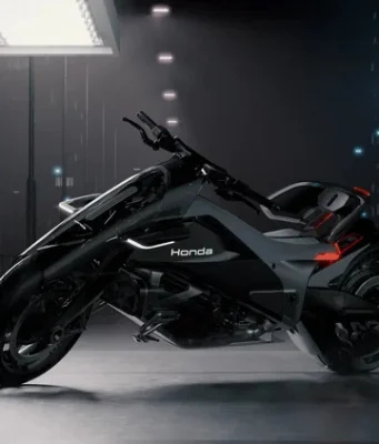 Honda EV Outlier menunjukkan seperti apa tampilan sepeda motor listrik setelah tahun 2030.