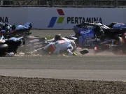 “Saya tidak terkejut”: Marc Marquez disalahkan atas kecelakaan Aprilia di sprint Indonesia.