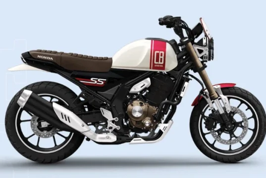 Honda mengungkap konsep scrambler CB250SS baru